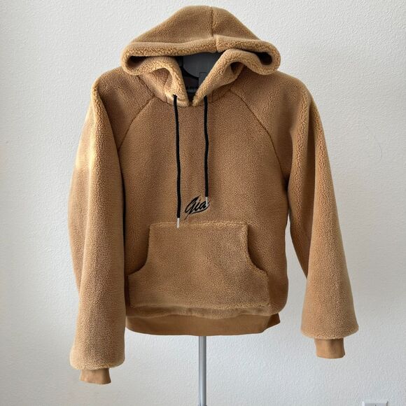 I.AM.GIA Pixie 2.0 Jumper Hoodie Women Small Brown Kangaroo Pocket Raglan Sleeve - Picture 3 of 10